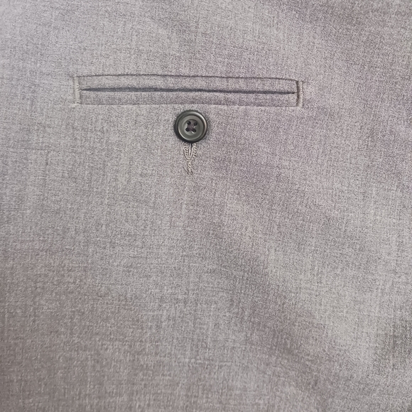 Van Heusen • Boy's Husky Classic Gray Trouser Dress Suit Pants - Picture 7 of 16